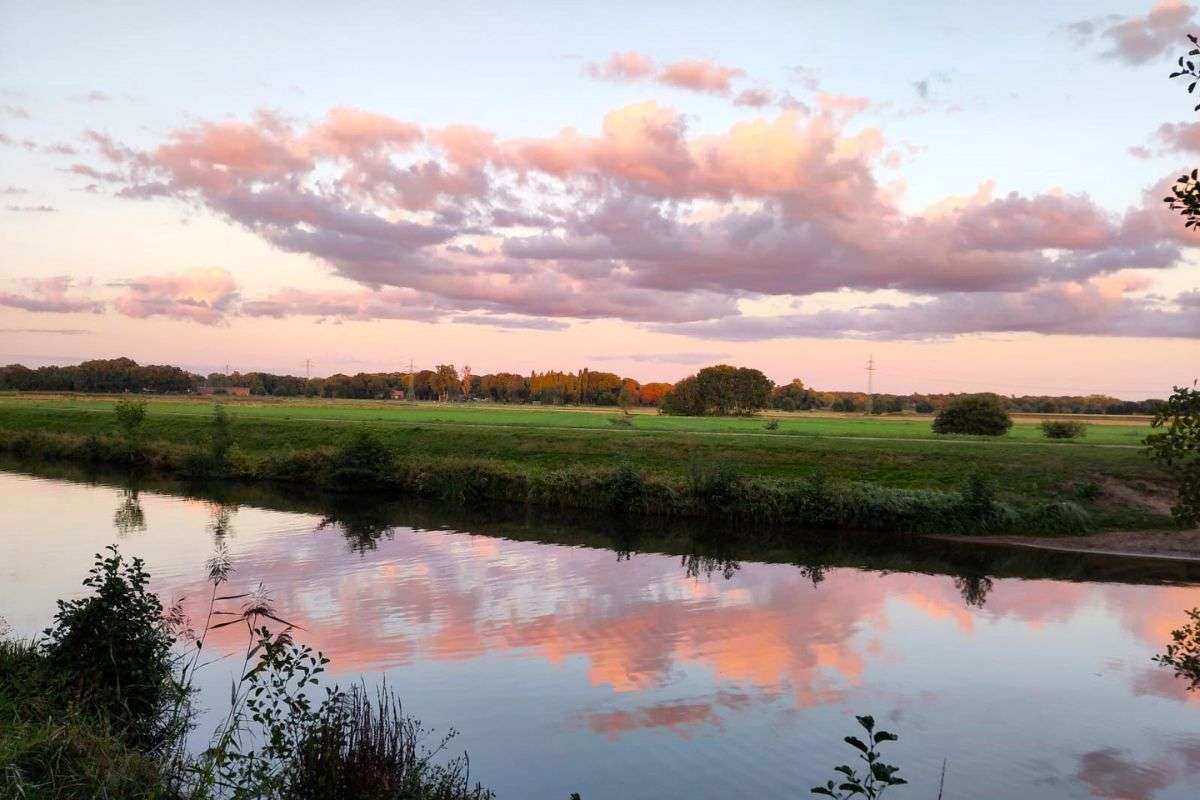 Flusslandschaft im NSG Mittlere Hunte, (c) Winnie Hübner/NABU-naturgucker.de