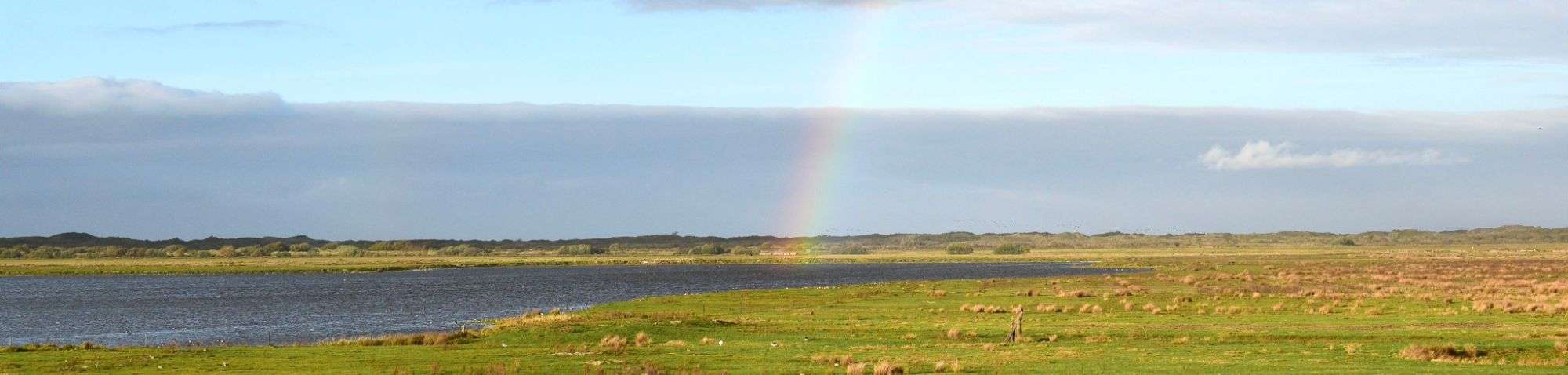 Regenbogen über dem Tüskendörsee auf Borkum, (c) Ralph Bergs/NABU-naturgucker.de