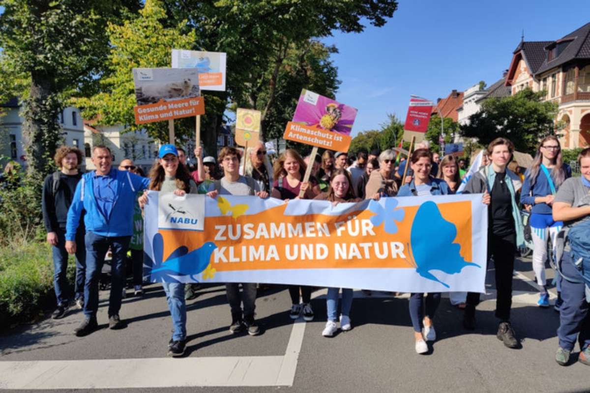 NABU Hochschulgruppe Oldenburg beim Klimastreik 2023, (c) NABU Hochschulgruppe Oldenburg